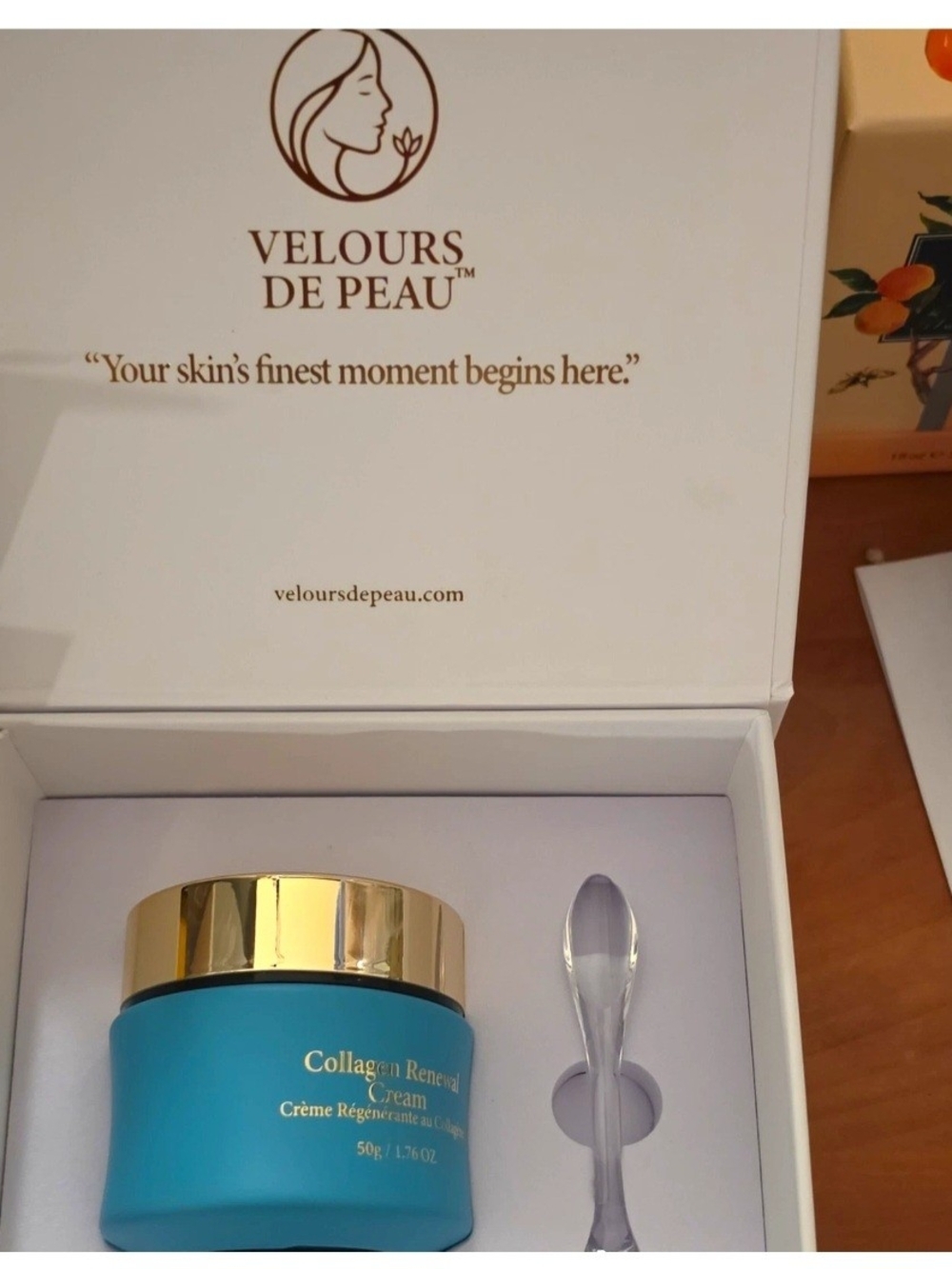 Velours De Peau Collagen Renewal Cream — Blue Hydrating Moisturizer